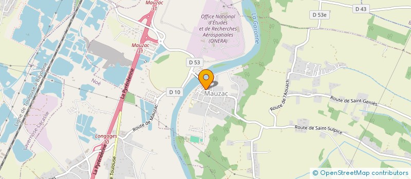 localisation de l'entreprise ASSOCIATION COMMUNALE DE CHASSE AGREEE DE CAPENS  CAPENS