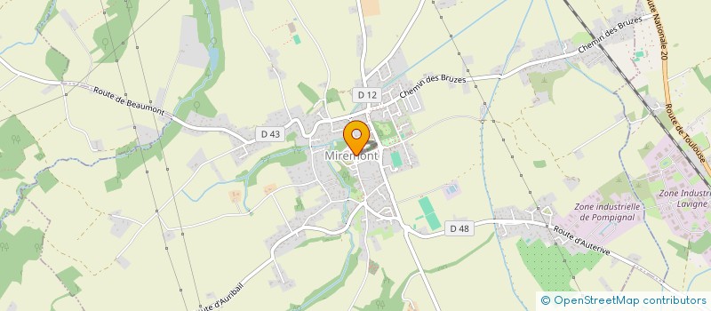 localisation de l'entreprise ASSOCIATION COMMUNALE DE CHASSE AGREEE DE CAUJAC  CAUJAC