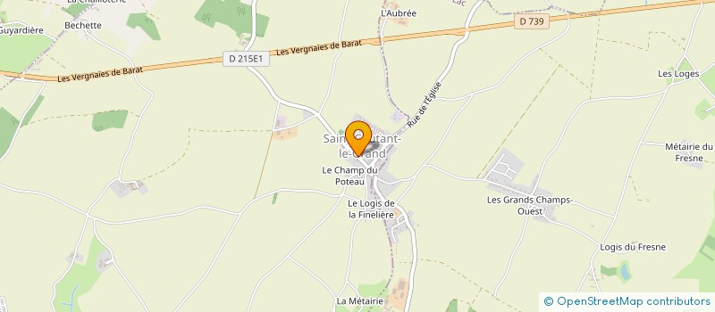 localisation de l'entreprise ASSOCIATION COMMUNALE DE CHASSE AGREEE DE CHAMPDOLENT  CHAMPDOLENT