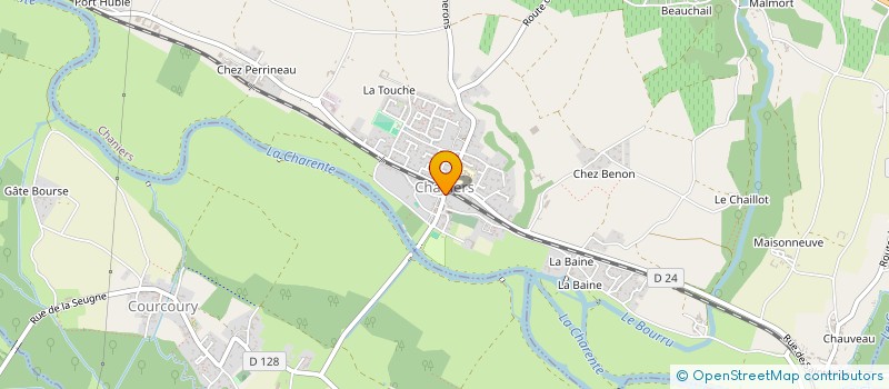 localisation de l'entreprise ASSOCIATION COMMUNALE DE CHASSE AGREEE DE CHANIERS  CHANIERS