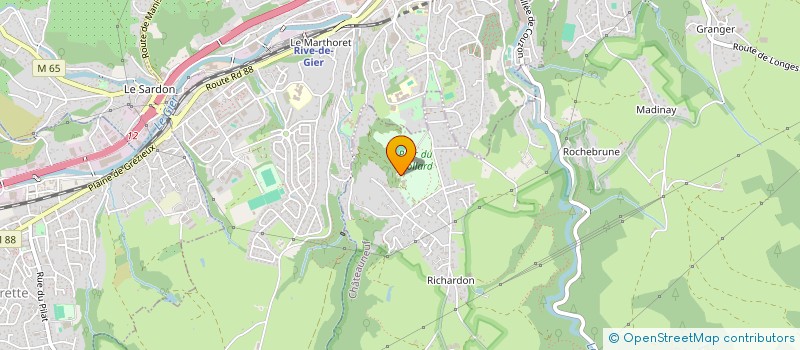 localisation de l'entreprise ASSOCIATION COMMUNALE DE CHASSE AGREEE DE CHATEAUNEUF  CHATEAUNEUF