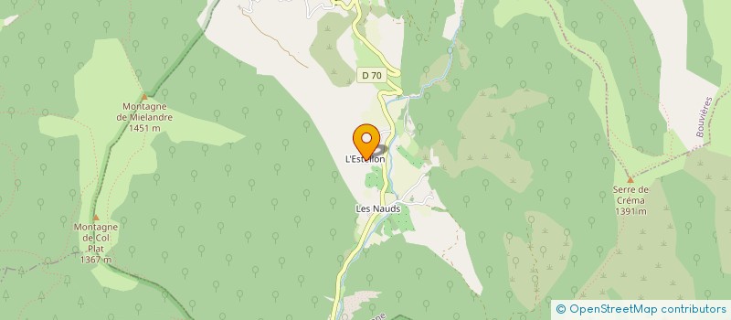 localisation de l'entreprise ASSOCIATION COMMUNALE DE CHASSE AGREEE DE CHAUDEBONNE  CHAUDEBONNE