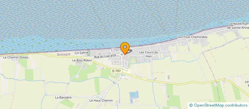 localisation de l'entreprise ASSOCIATION COMMUNALE DE CHASSE AGREEE DE CHERRUEIX  CHERRUEIX