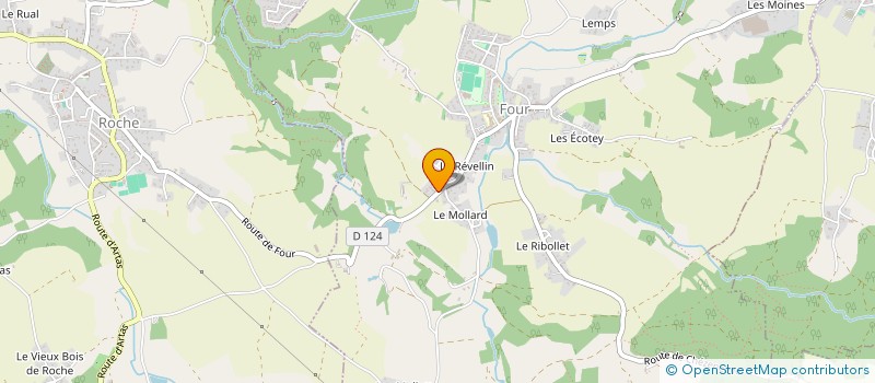 localisation de l'entreprise ASSOCIATION COMMUNALE DE CHASSE AGREEE DE CHEZENEUVE  FOUR