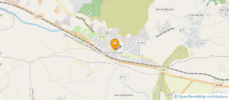 localisation de l'entreprise ASSOCIATION COMMUNALE DE CHASSE AGREEE DE CHORGES LA DIANE DES CATURIGES à CHORGES