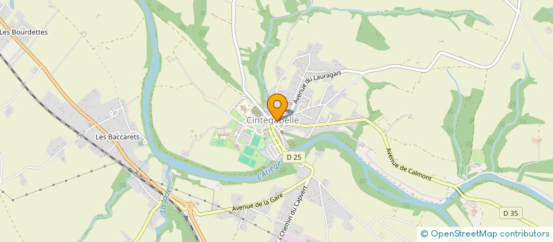 localisation de l'entreprise ASSOCIATION COMMUNALE DE CHASSE AGREEE DE CINTEGABELLE à CINTEGABELLE