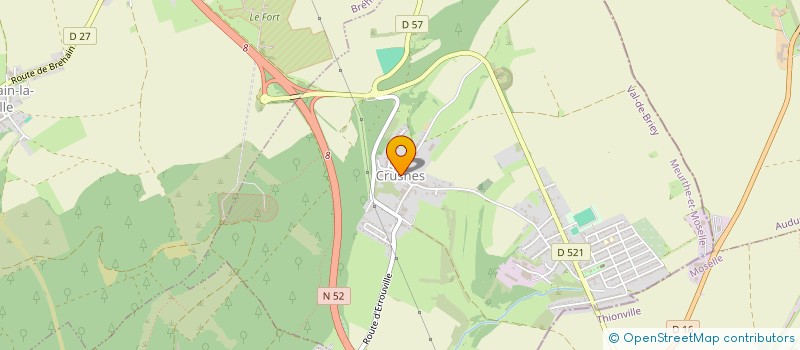 localisation de l'entreprise ASSOCIATION COMMUNALE DE CHASSE AGREEE DE CRUSNES  CRUSNES