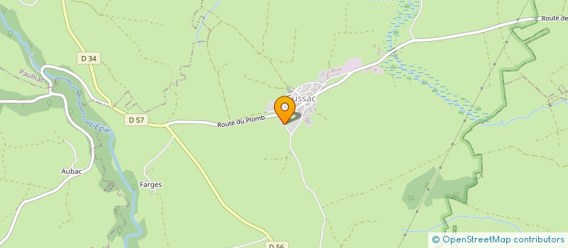 localisation de l'entreprise ASSOCIATION COMMUNALE DE CHASSE AGREEE DE CUSSAC à CUSSAC