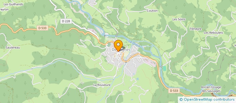 localisation de l'entreprise ASSOCIATION COMMUNALE DE CHASSE AGREEE DE DESAIGNES  DESAIGNES