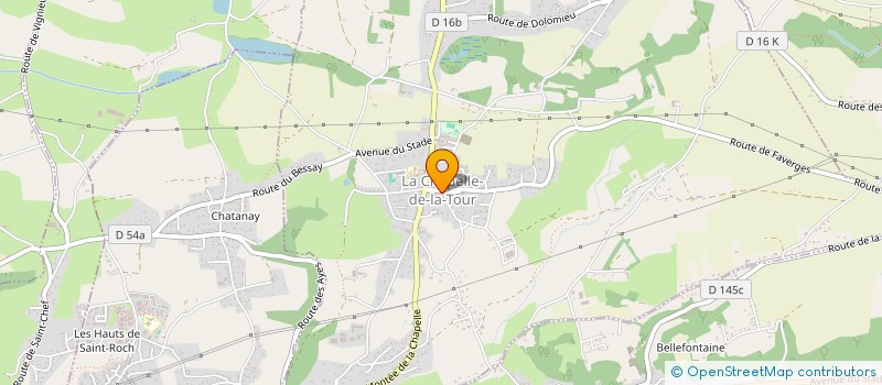 localisation de l'entreprise ASSOCIATION COMMUNALE DE CHASSE AGREEE DE DOLOMIEU  DOLOMIEU