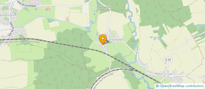 localisation de l'entreprise ASSOCIATION COMMUNALE DE CHASSE AGREEE DE FONTENELLE  FONTENELLE