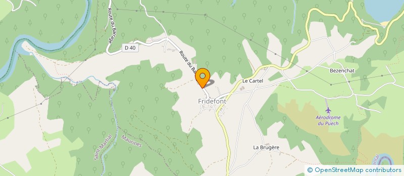 localisation de l'entreprise ASSOCIATION COMMUNALE DE CHASSE AGREEE DE FRIDEFONT à FRIDEFONT