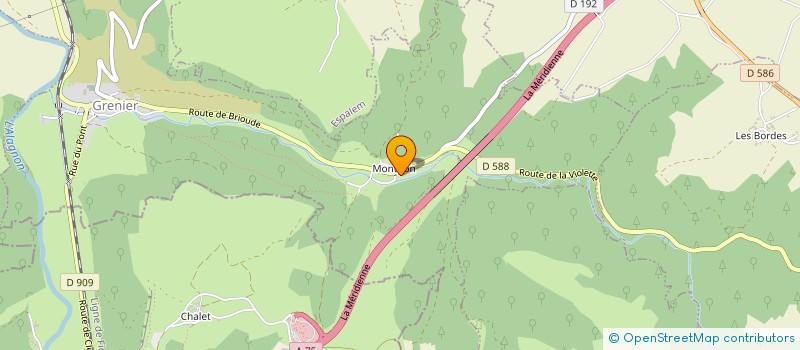 localisation de l'entreprise ASSOCIATION COMMUNALE DE CHASSE AGREEE DE GRENIER-MONTGON  GRENIER-MONTGON