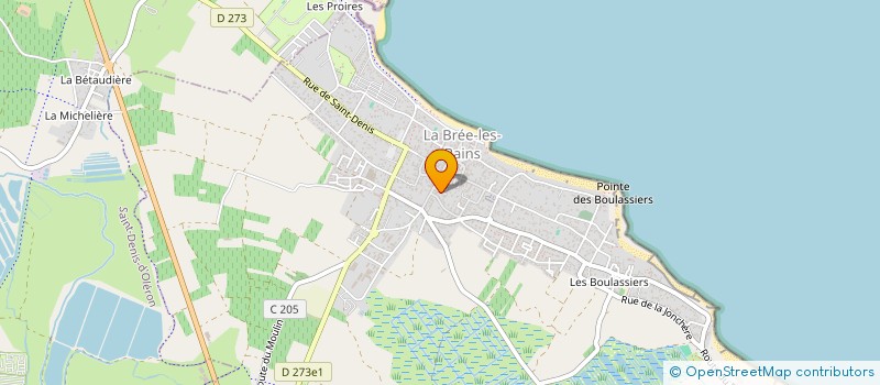 localisation de l'entreprise ASSOCIATION COMMUNALE DE CHASSE AGREEE DE LA BREE LES BAINS  LA BREE-LES-BAINS