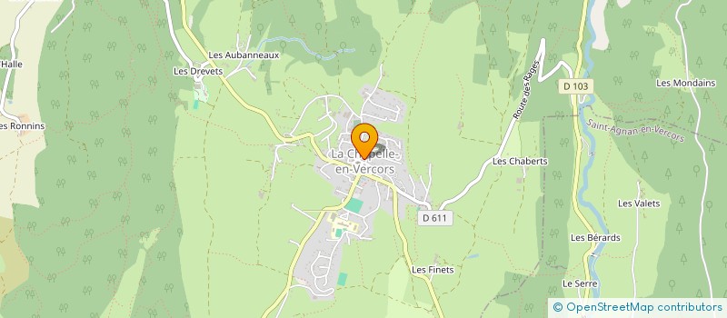 localisation de l'entreprise ASSOCIATION COMMUNALE DE CHASSE AGREEE DE LA CHAPELLE-EN-VERCORS à LA CHAPELLE-EN-VERCORS