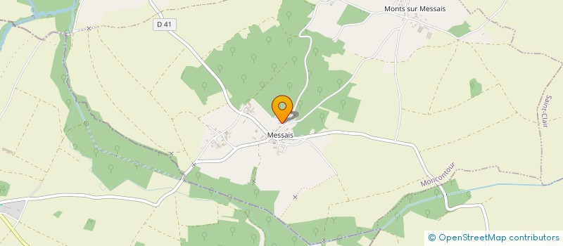 localisation de l'entreprise ASSOCIATION COMMUNALE DE CHASSE AGREEE DE LA CHAUSSEE  LA CHAUSSEE