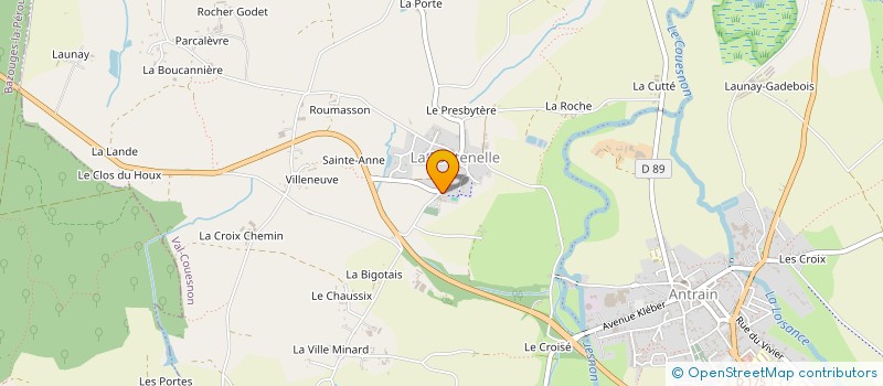 localisation de l'entreprise ASSOCIATION COMMUNALE DE CHASSE AGREEE DE LA FONTENELLE  VAL-COUESNON