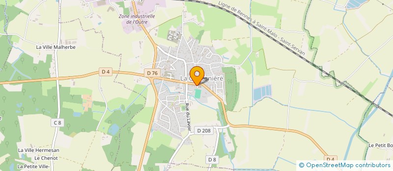 localisation de l'entreprise ASSOCIATION COMMUNALE DE CHASSE AGREEE DE LA GOUESNIERE  LA GOUESNIERE