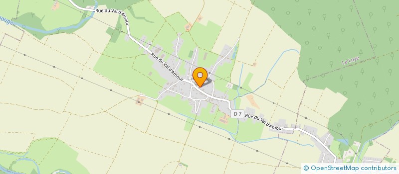 localisation de l'entreprise ASSOCIATION COMMUNALE DE CHASSE AGREEE DE LA LOYE  LA LOYE