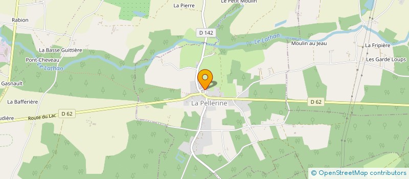 localisation de l'entreprise ASSOCIATION COMMUNALE DE CHASSE AGREEE DE LA PELLERINE  LA PELLERINE