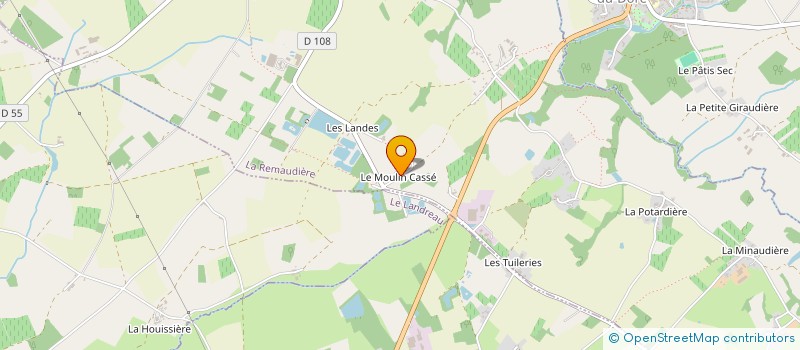 localisation de l'entreprise ASSOCIATION COMMUNALE DE CHASSE AGREEE DE LA REMAUDIERE  LA REMAUDIERE