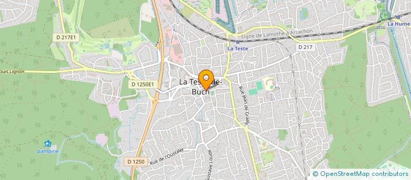 localisation de l'entreprise ASSOCIATION COMMUNALE DE CHASSE AGREEE DE LA TESTE-DE-BUCH à LA TESTE-DE-BUCH