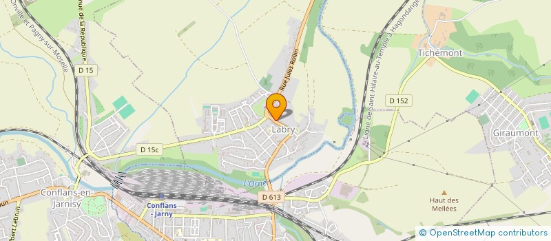 localisation de l'entreprise ASSOCIATION COMMUNALE DE CHASSE AGREEE DE LABRY  LABRY