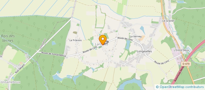 localisation de l'entreprise ASSOCIATION COMMUNALE DE CHASSE AGREEE DE LARNAUD  LARNAUD