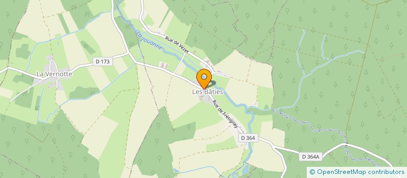 localisation de l'entreprise ASSOCIATION COMMUNALE DE CHASSE AGREEE DE LES BATIES  LES BATIES