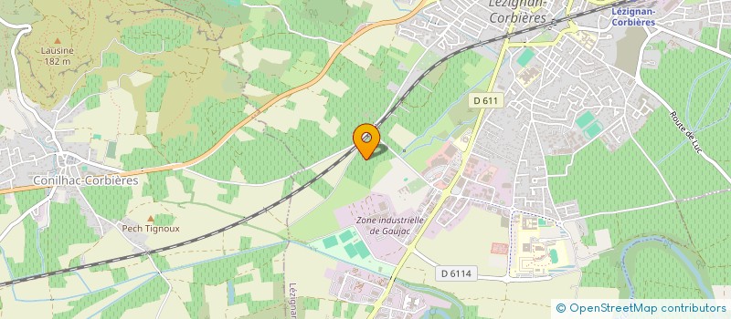 localisation de l'entreprise ASSOCIATION COMMUNALE DE CHASSE AGREEE DE LEZIGNAN-CORBIERES  LEZIGNAN-CORBIERES