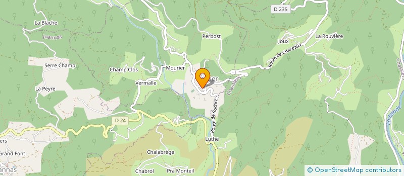 localisation de l'entreprise ASSOCIATION COMMUNALE DE CHASSE AGREEE DE LOUBARESSE-ACCA  LOUBARESSE