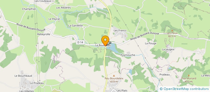 localisation de l'entreprise ASSOCIATION COMMUNALE DE CHASSE AGREEE DE MAISON-FEYNE à MAISON-FEYNE