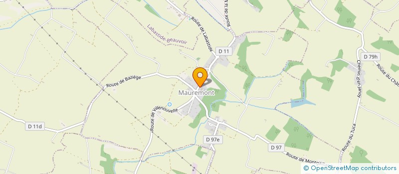 localisation de l'entreprise ASSOCIATION COMMUNALE DE CHASSE AGREEE DE MAUREMONT à MAUREMONT