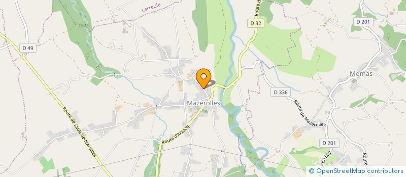 localisation de l'entreprise ASSOCIATION COMMUNALE DE CHASSE AGREEE DE MAZEROLLES à MAZEROLLES