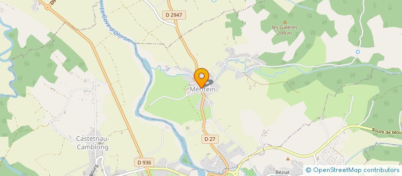 localisation de l'entreprise ASSOCIATION COMMUNALE DE CHASSE AGREEE DE MERITEIN - L'IDEALE  MERITEIN