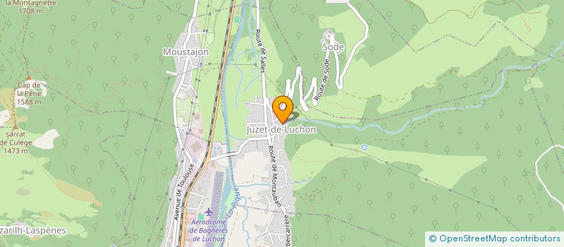 localisation de l'entreprise ASSOCIATION COMMUNALE DE CHASSE AGREEE DE MOUSTAJON  MOUSTAJON