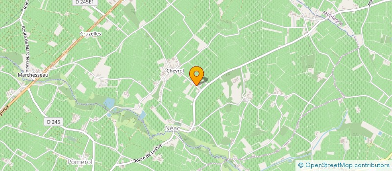 localisation de l'entreprise ASSOCIATION COMMUNALE DE CHASSE AGREEE DE NEAC  NEAC