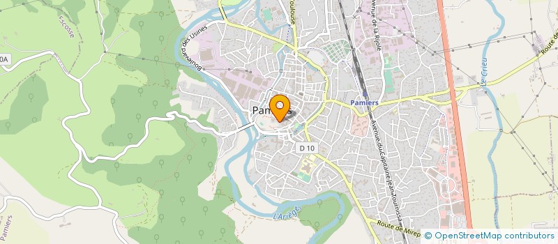 localisation de l'entreprise ASSOCIATION COMMUNALE DE CHASSE AGREEE DE PAMIERS à PAMIERS