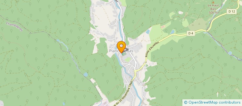 localisation de l'entreprise ASSOCIATION COMMUNALE DE CHASSE AGREEE DE PLANCHER BAS  PLANCHER-BAS