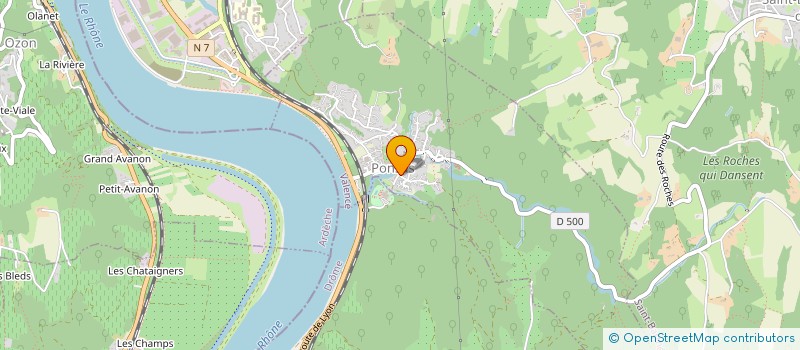 localisation de l'entreprise ASSOCIATION COMMUNALE DE CHASSE AGREEE DE PONSAS  PONSAS