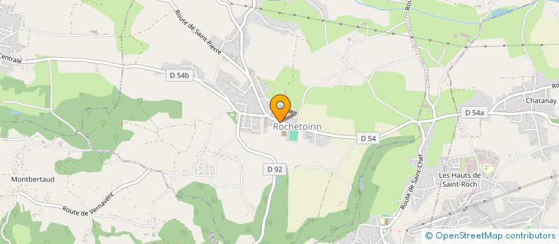 localisation de l'entreprise ASSOCIATION COMMUNALE DE CHASSE AGREEE DE ROCHETOIRIN  ROCHETOIRIN