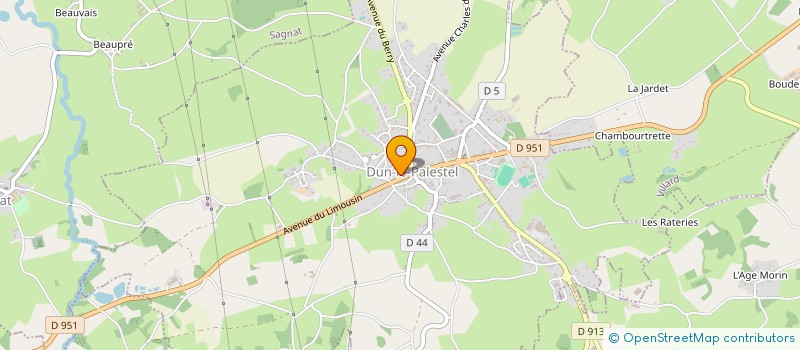 localisation de l'entreprise ASSOCIATION COMMUNALE DE CHASSE AGREEE DE SAGNAT à SAGNAT