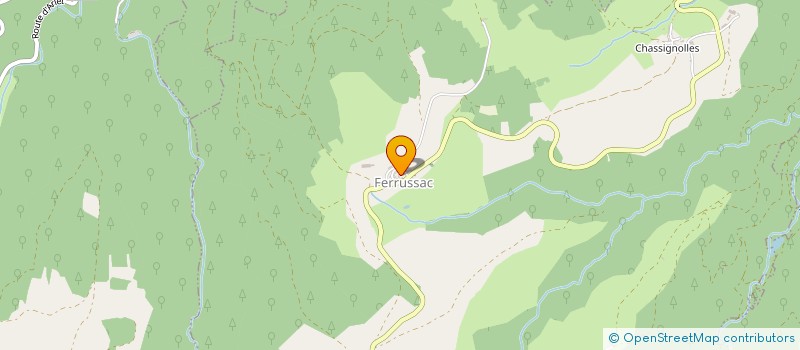 localisation de l'entreprise ASSOCIATION COMMUNALE DE CHASSE AGREEE DE SAINT-ARCONS-D'ALLIER  SAINT-ARCONS-D ALLIER