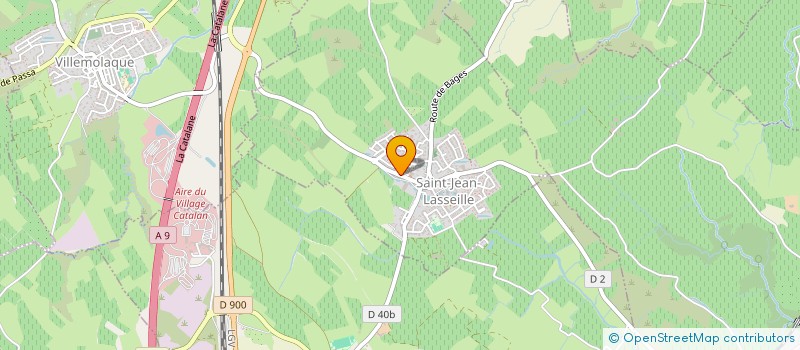 localisation de l'entreprise ASSOCIATION COMMUNALE DE CHASSE AGREEE DE SAINT JEAN LASSEILLE  SAINT-JEAN-LASSEILLE