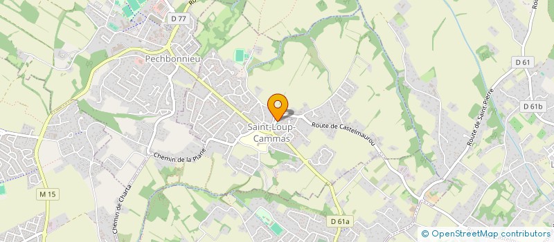 localisation de l'entreprise ASSOCIATION COMMUNALE DE CHASSE AGREEE DE SAINT-LOUP-CAMMAS  SAINT-LOUP-CAMMAS