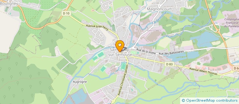 localisation de l'entreprise ASSOCIATION COMMUNALE DE CHASSE AGREEE DE SAINT-LOUP-SUR-SEMOUSE  SAINT-LOUP-SUR-SEMOUSE