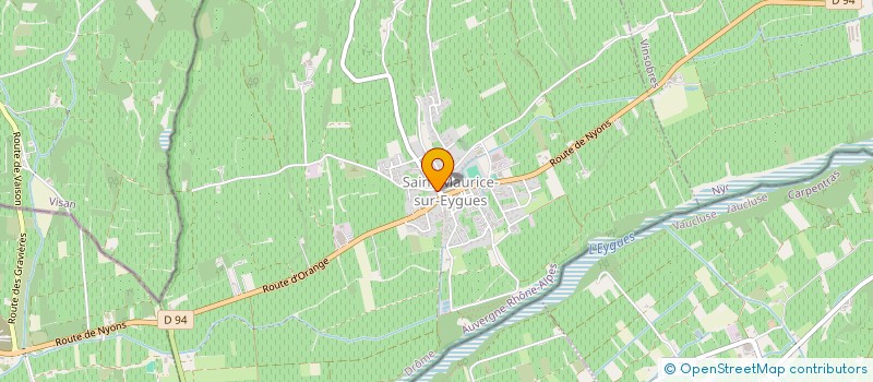 localisation de l'entreprise ASSOCIATION COMMUNALE DE CHASSE AGREEE DE SAINT-MAURICE-SUR-EYGUES  SAINT-MAURICE-SUR-EYGUES