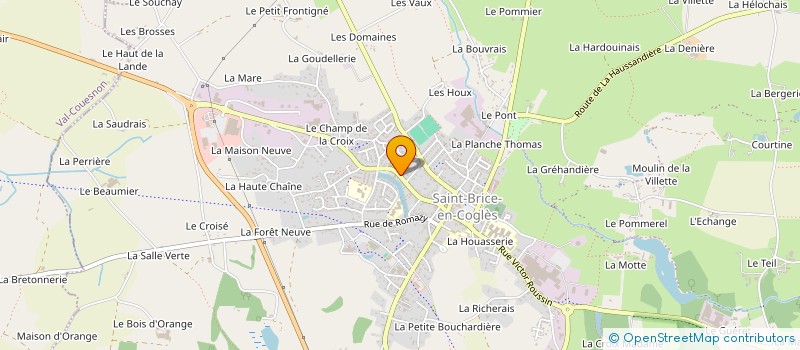 localisation de l'entreprise ASSOCIATION COMMUNALE DE CHASSE AGREEE DE SAINT OUEN LA ROUERIE  VAL-COUESNON