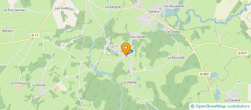 localisation de l'entreprise ASSOCIATION COMMUNALE DE CHASSE AGREEE DE SAINT-PIERRE-LE-BOST à SAINT-PIERRE-LE-BOST