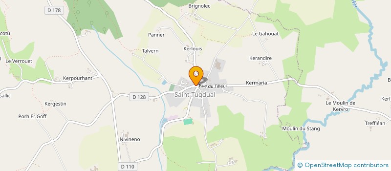 localisation de l'entreprise ASSOCIATION COMMUNALE DE CHASSE AGREEE DE SAINT-TUGDUAL  SAINT-TUGDUAL
